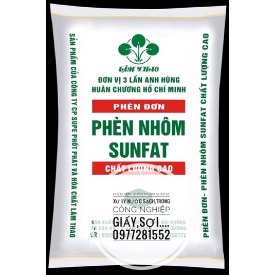 400g Phèn chua đã nghiền vụn nhỏ dạng hạt
