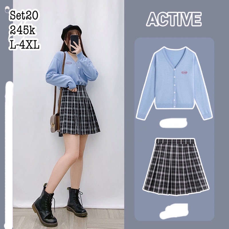 [SĂN] SET VÁY ÁO ULZZANG BIGSIZE S20,21 (bảng size chi tiết up sau)