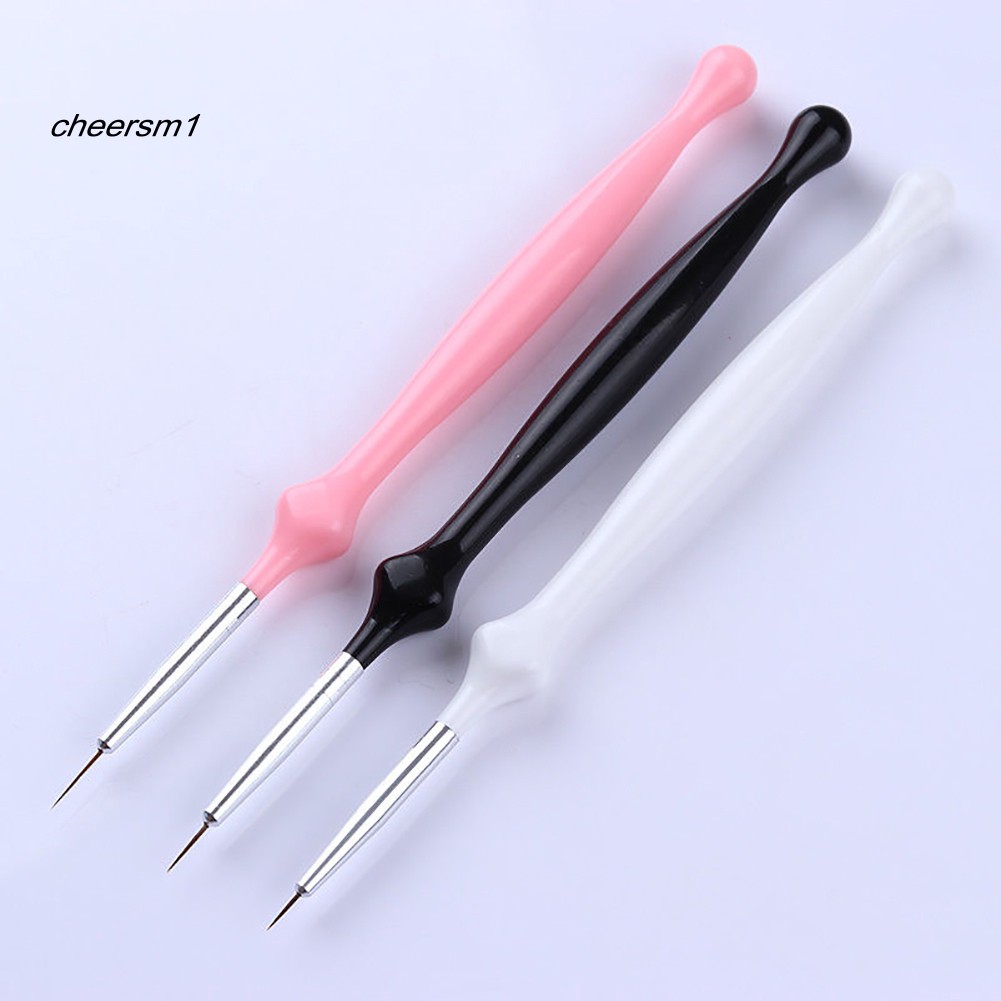 Set 3 cọ vẽ móng trang trí nghệ thuật thời trang diy