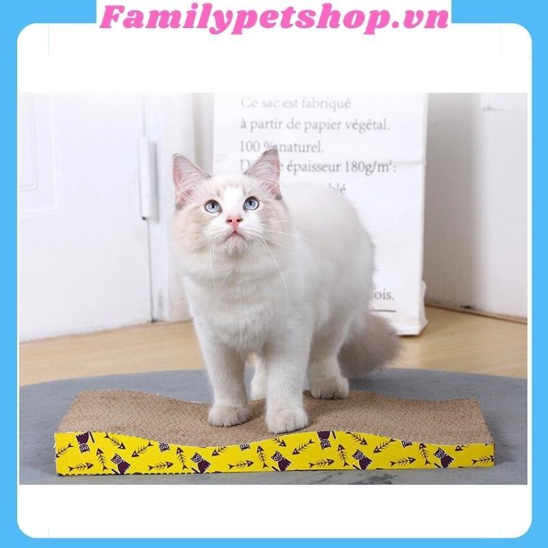 Bàn cào móng cho mèo giúp cào sạch và mòn bớt móng cho mèo-familypetshop.vn