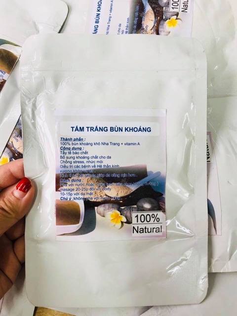 TẮM TRẮNG BÙN KHOÁNG 89-99 sẵn sll