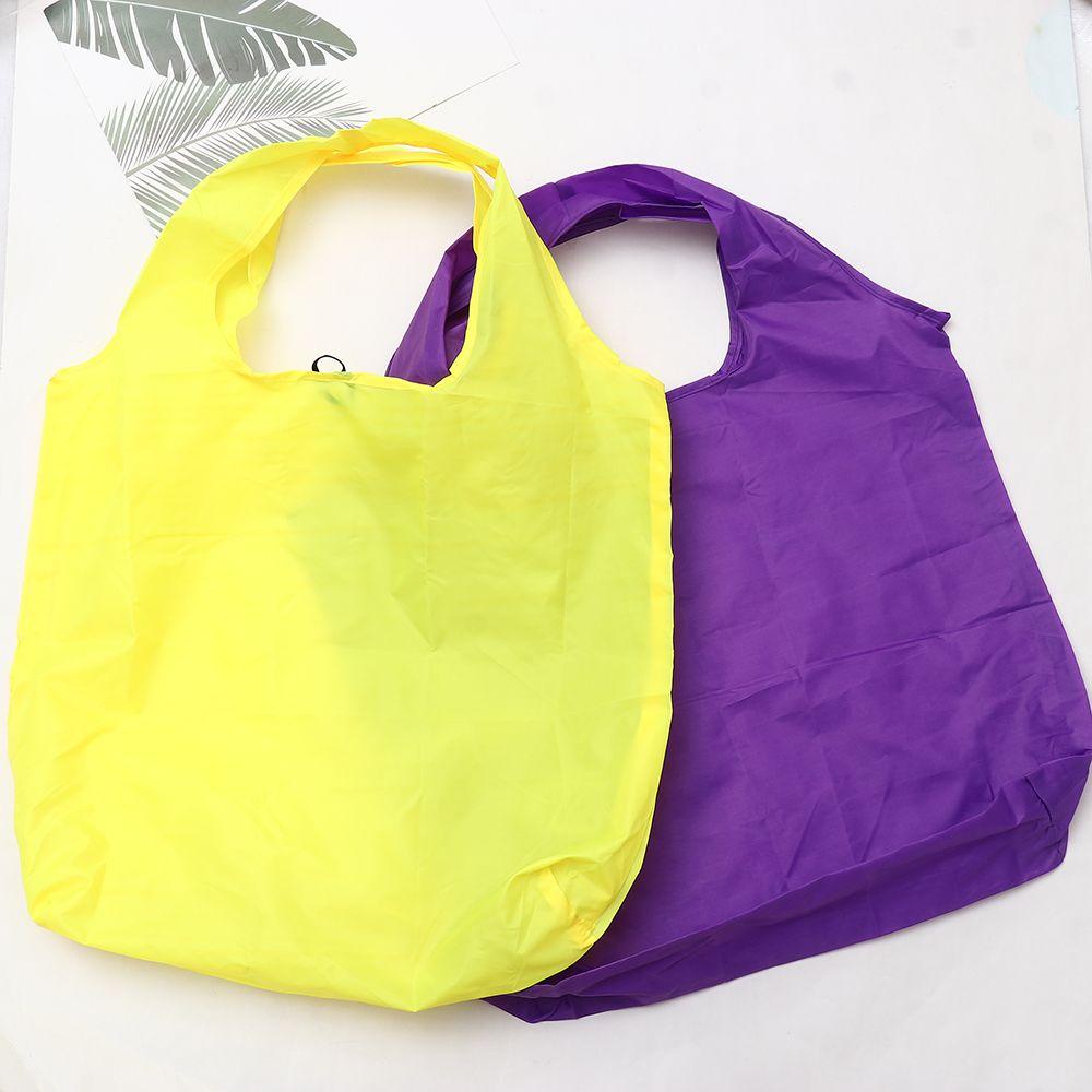 Túi Tote Màu Trơn Chống Thấm Nước Có Thể Tái Sử Dụng