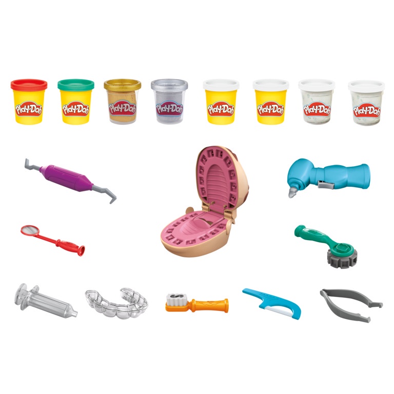 Đồ Chơi PLAY-DOH Nha Khoa Dễ Thương Phiên Bản 65 Năm F1259