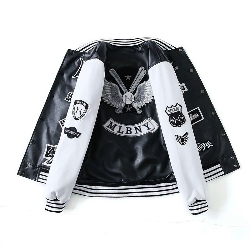 Áo Khoác Nhẹ Bomber Khóa Kéo Phối Họa Tiết Cá Tính Lưng In Đôi Cánh AO KHOAC NAM 9000033 | BigBuy360 - bigbuy360.vn