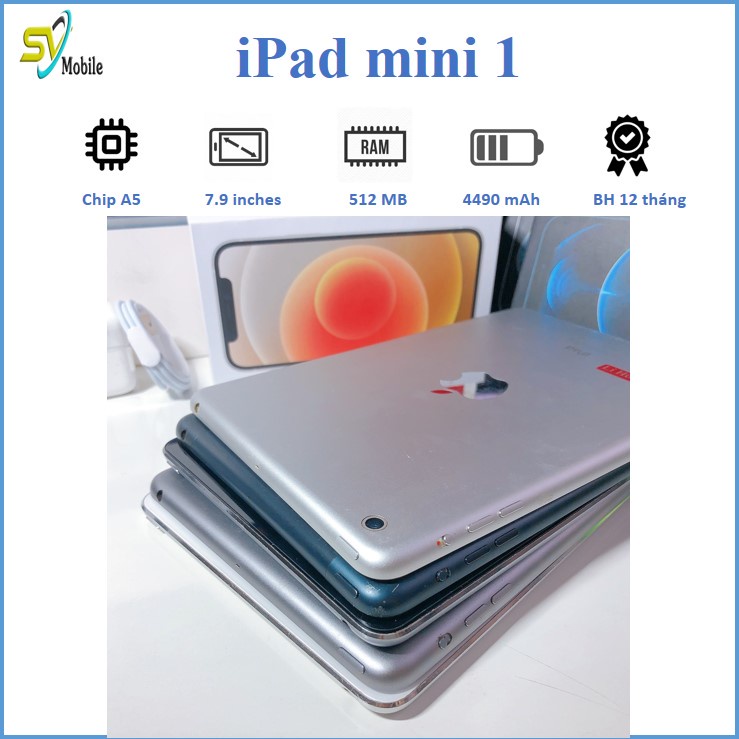 Máy tính bảng Mini 1 Màn hình nhỏ gọn Full mọi chức năng cơ bản Dung lượng 16/32GB Tặng phụ kiện khi mua điện thoại