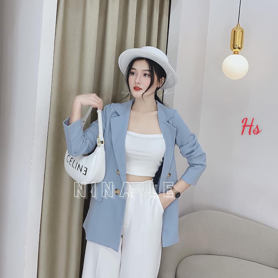 Áo Blazer Nữ, Áo Vest Kiểu Dáng Hàn Quốc 2 Lớp Siêu Đẹp - LOLIPOP