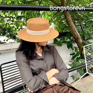 Mũ cói cao cấp đi biển rộng vành tự nhiên Panama Gaucho