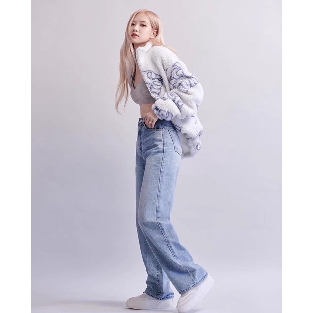 Áo khoác bông OiOi giống Rosé BLACKPINK