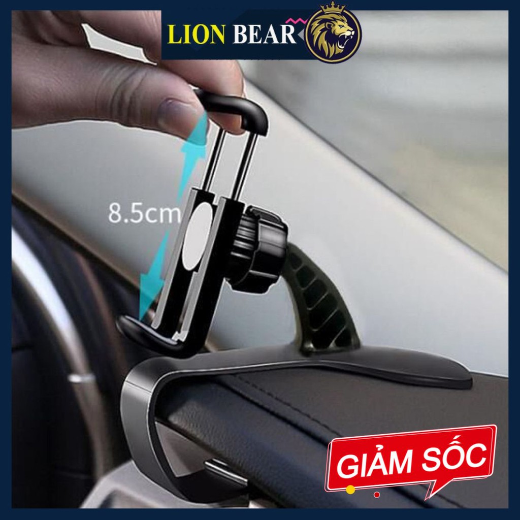 Giá Đỡ Điện Thoại Trên Ô tô - Loại gắn Taplo xoay 360° , chống trượt, chống xước