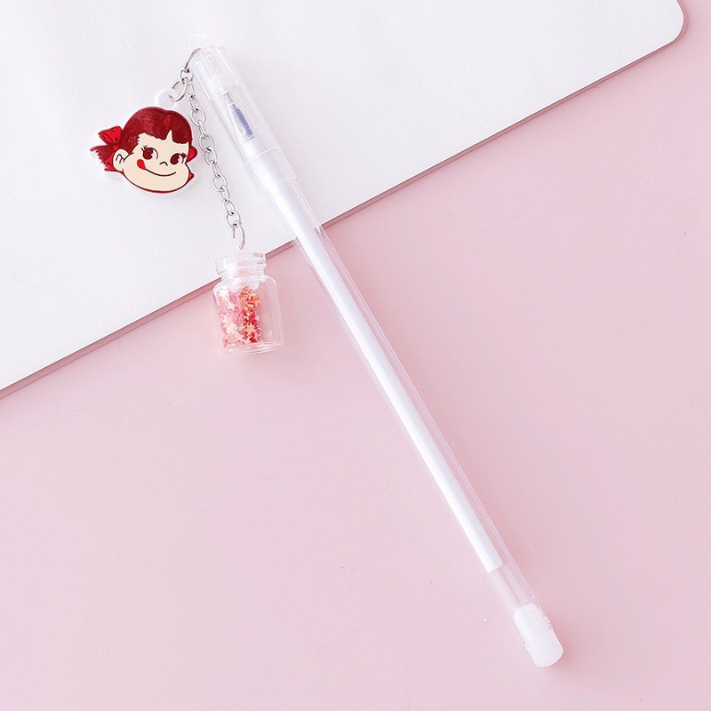 Bút bi nước móc lọ bé gái lấp lánh 2