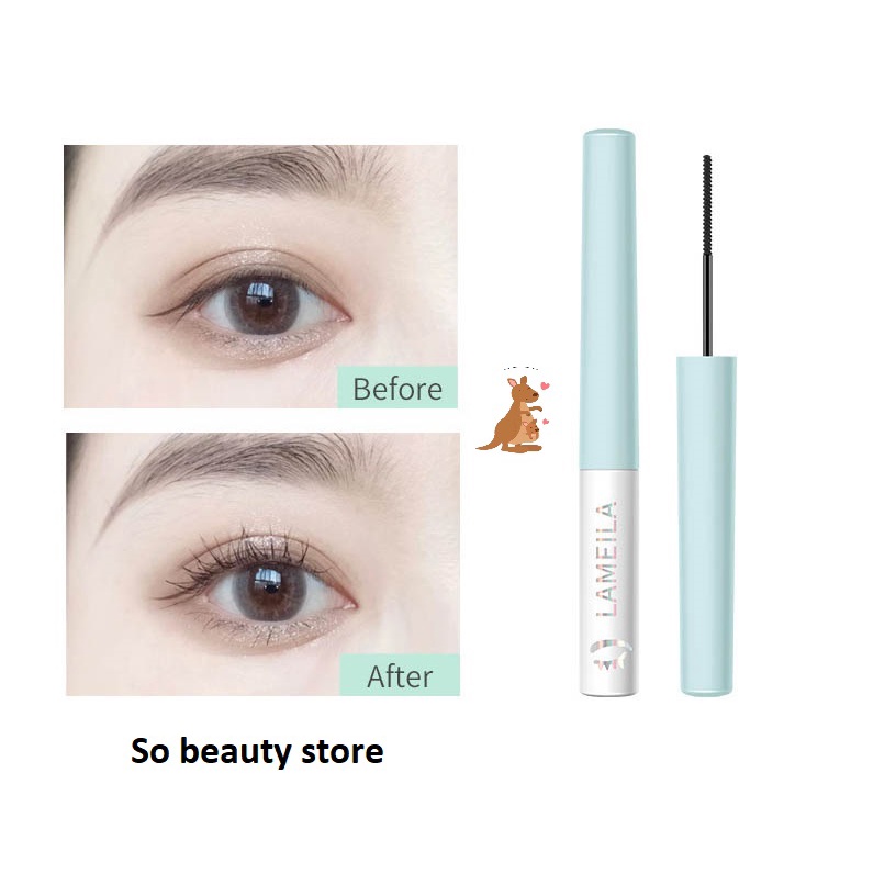 (Sỉ siêu rẻ) Mascara Siêu Mảnh Tơi Mi Lameila Skinny Microcara Vỏ Xanh, Chuốt Mi Siêu Mảnh Tơi Mas14