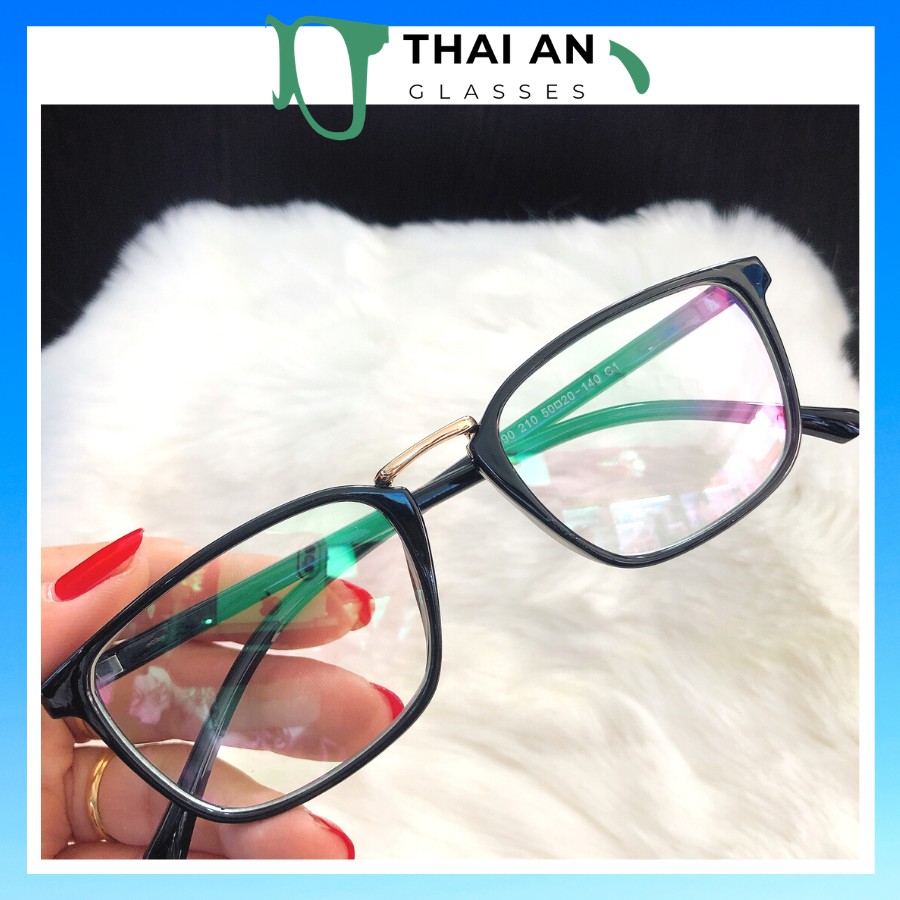 Gọng kính nam nữ nhựa vuông nhiều màu Ulzzang thời trang Hàn Quốc (làm kính cận) - Mắt Kính Thái An