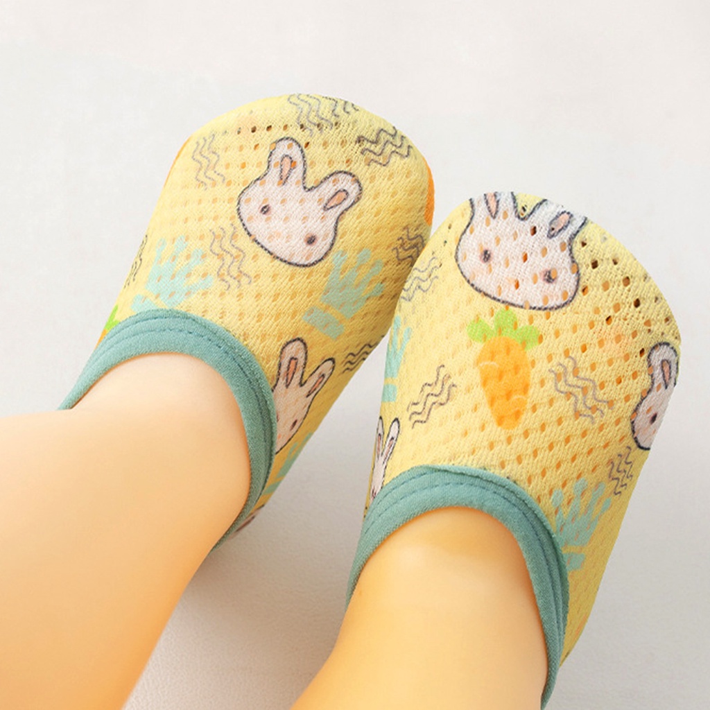 1 Đôi Vớ Lưới Thoáng Khí Chống Trượt Chống Sốc Dành Cho Bé Tập Đi