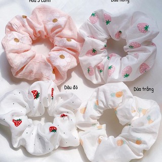 Dây buộc tóc, cột tóc scrunchies nhiều mẫu dễ thương from may đẹp