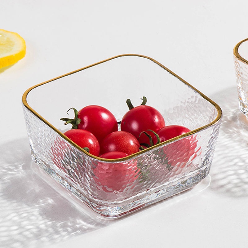 Chén thủy tinh vuông