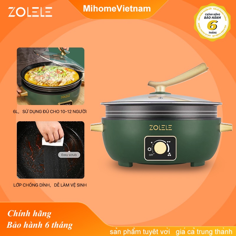 Nồi nấu canh đa năng zolele ZC300 - dung tích 6L