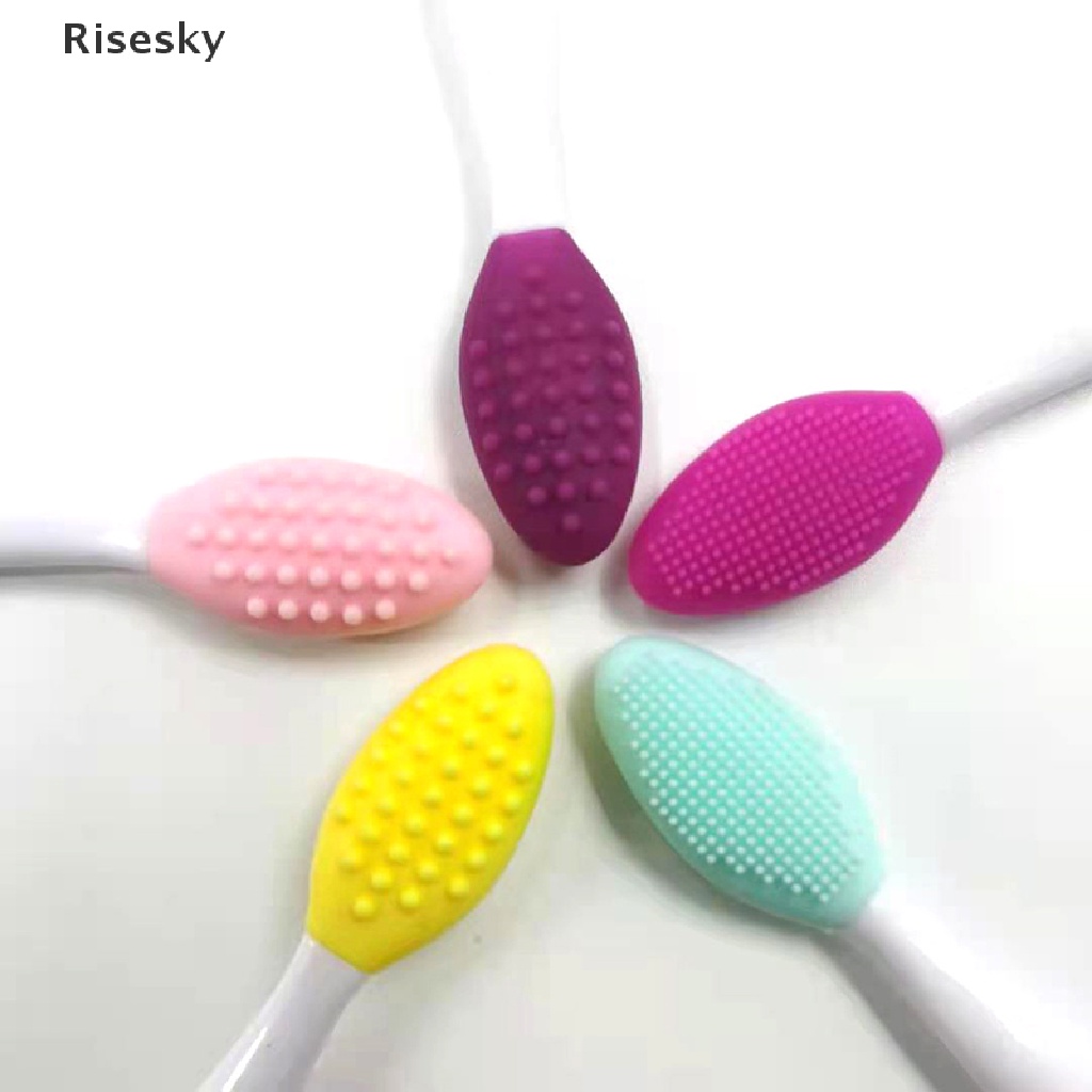 Cọ Silicone Tẩy Tế Bào Chết Loại Bỏ Mụn Đầu Đen Làm Sạch Sâu