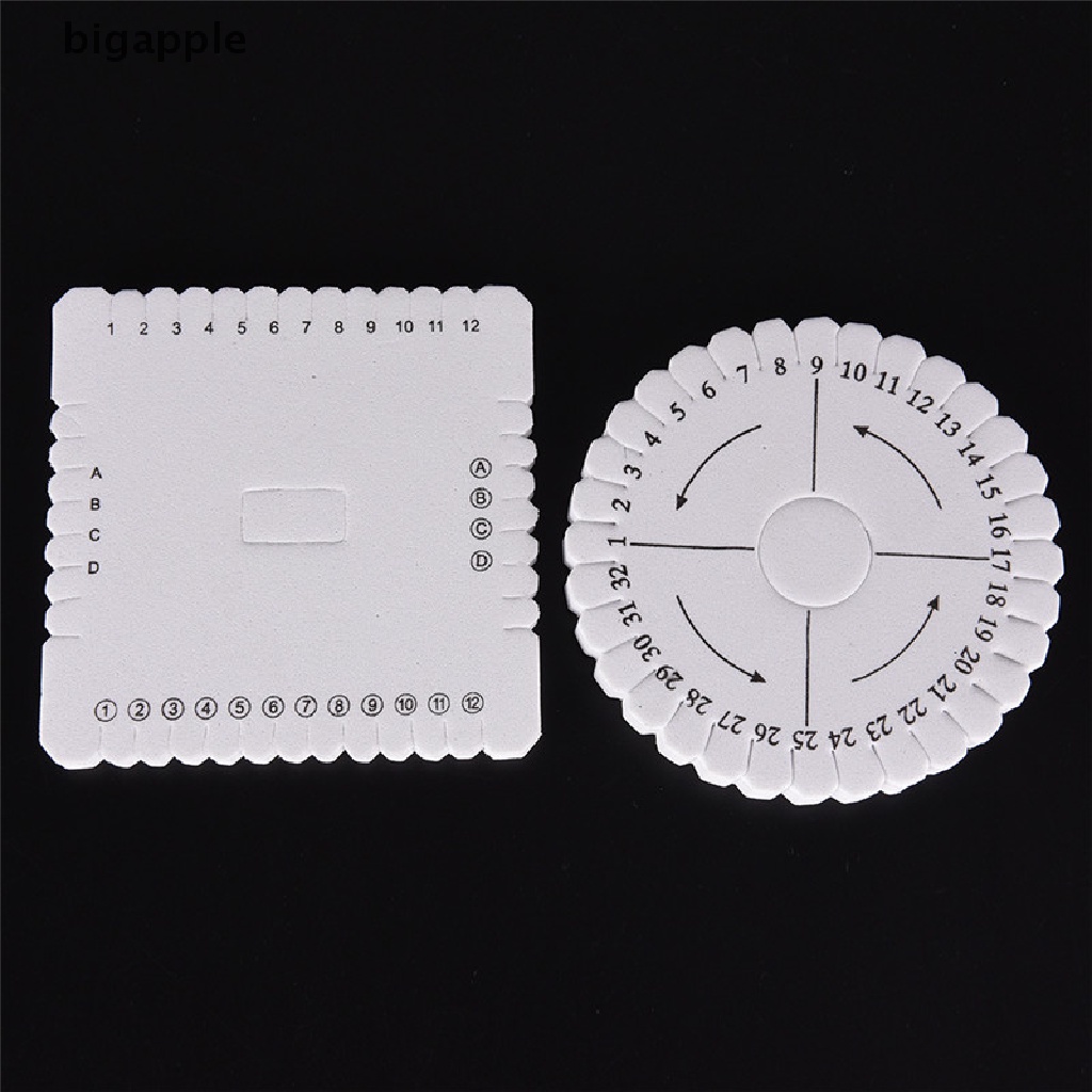 bigapple Round Square Handmade Beading Cord Disk Braiding Plate DIY Braided Braided Rope RDG