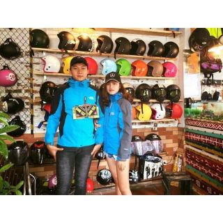 Áo the north face 2 lớp: 300k