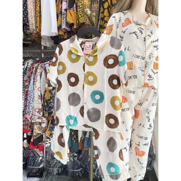 Đồ mặc nhà pijama tay ngắn