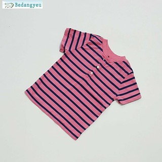 Áo carters cổ trụ bé trai 3t