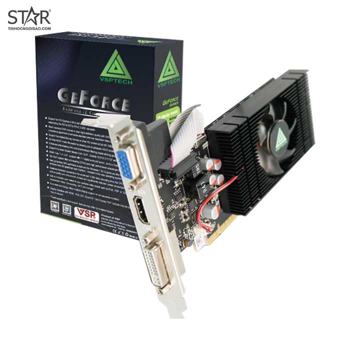 [Mã SKAMLTSM9 giảm 10% đơn 99K] VGA VSPTech GT 730 4G DDR3 Chính Hãng (VSP GT730-4GD3 LP) | BigBuy360 - bigbuy360.vn