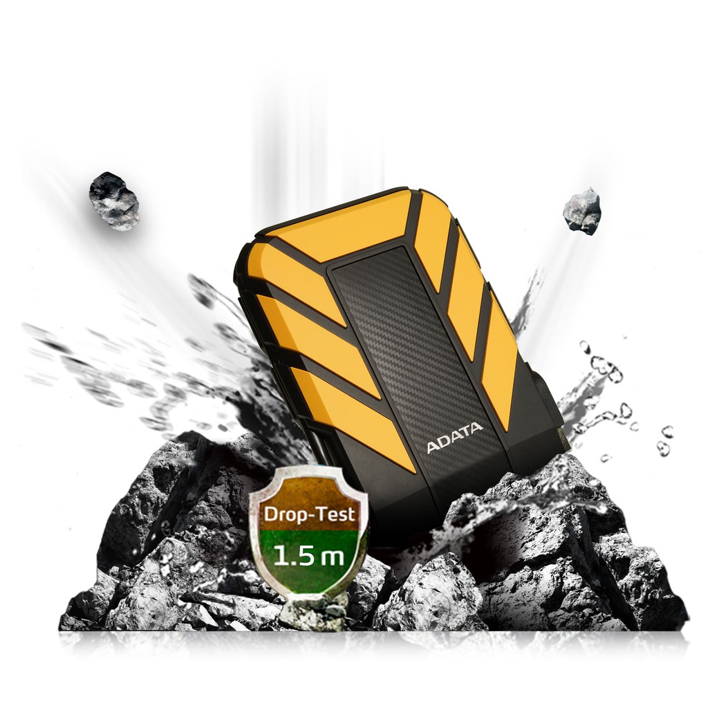 Ổ cứng gắn ngoài chống nước chống sốc ADATA HD710P (Pro) 1TB USB 3.1 Vàng & Đen