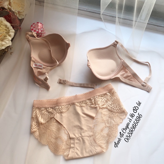 Bộ Đồ Lót nữ CharmAiry áo ngực nữ có mút nâng ngực, dây mảnh cài trước, Có Gọng 1501 | BigBuy360 - bigbuy360.vn