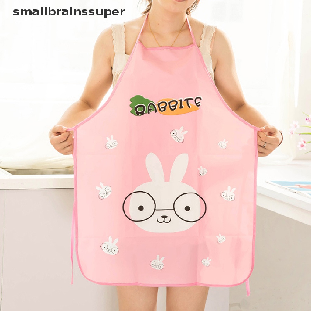 Tạp Dề Chống Thấm Nước In Họa Tiết Hoạt Hình Dễ Thương Dành Cho Nữ