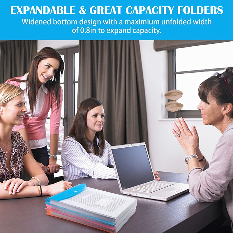 Bộ 12 Túi Nhựa Đựng Tài Liệu Khổ A4-11 Lỗ