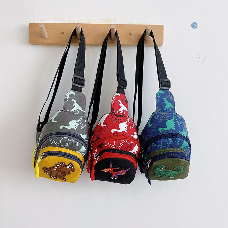 Túi bao tử túi họa tiết khủng long thời trang cho bé trai Dương kids