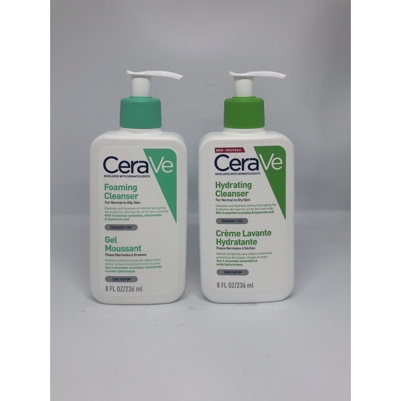 Sữa Rửa Mặt Cerave Foaming Fecial Cleanser 236ml bản Pháp