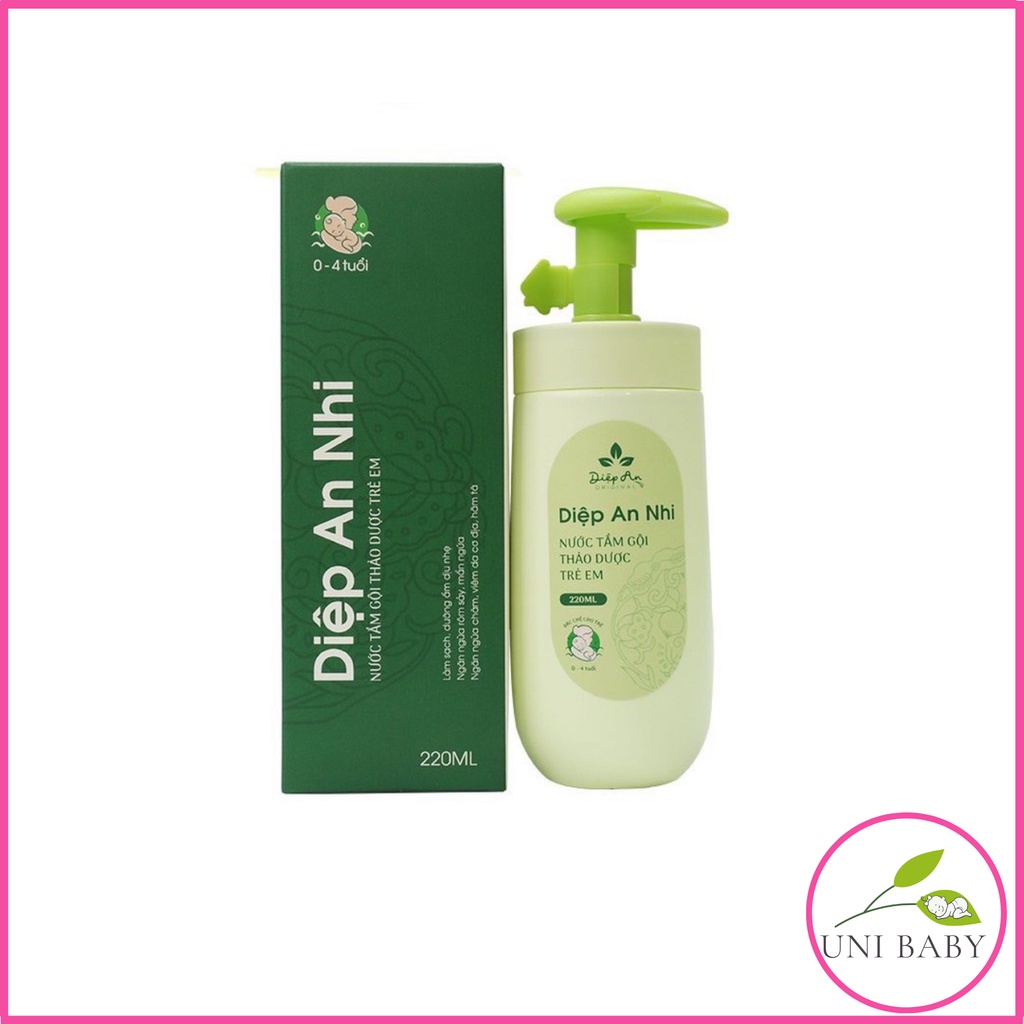 Nước Tắm Gội Thảo Dược Trẻ Em Diệp An Nhi Chính Hãng