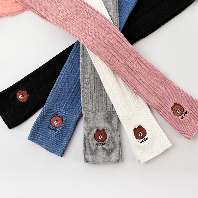 Quần Legging Bằng Cotton Kiểu Hàn Quốc Xinh Xắn Dành Cho Bé Gái