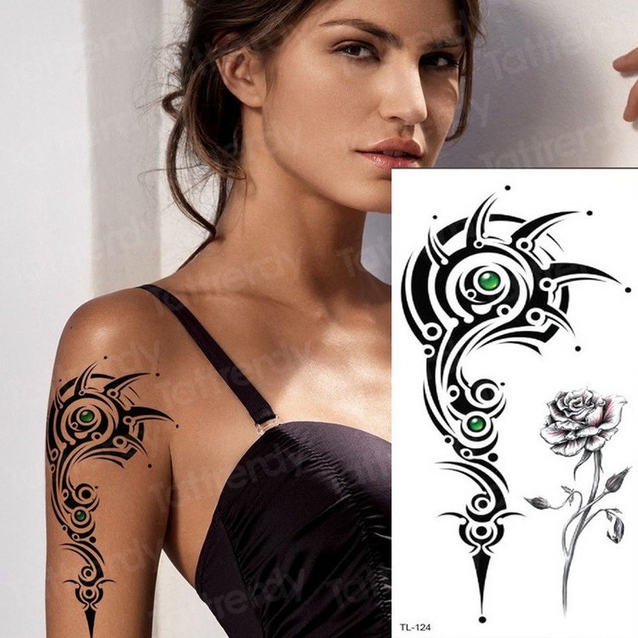 Hình Xăm Dán Tạm Thời Chống Thấm Nước &amp;amp; Hình Xăm Dán Henna Cá Tính