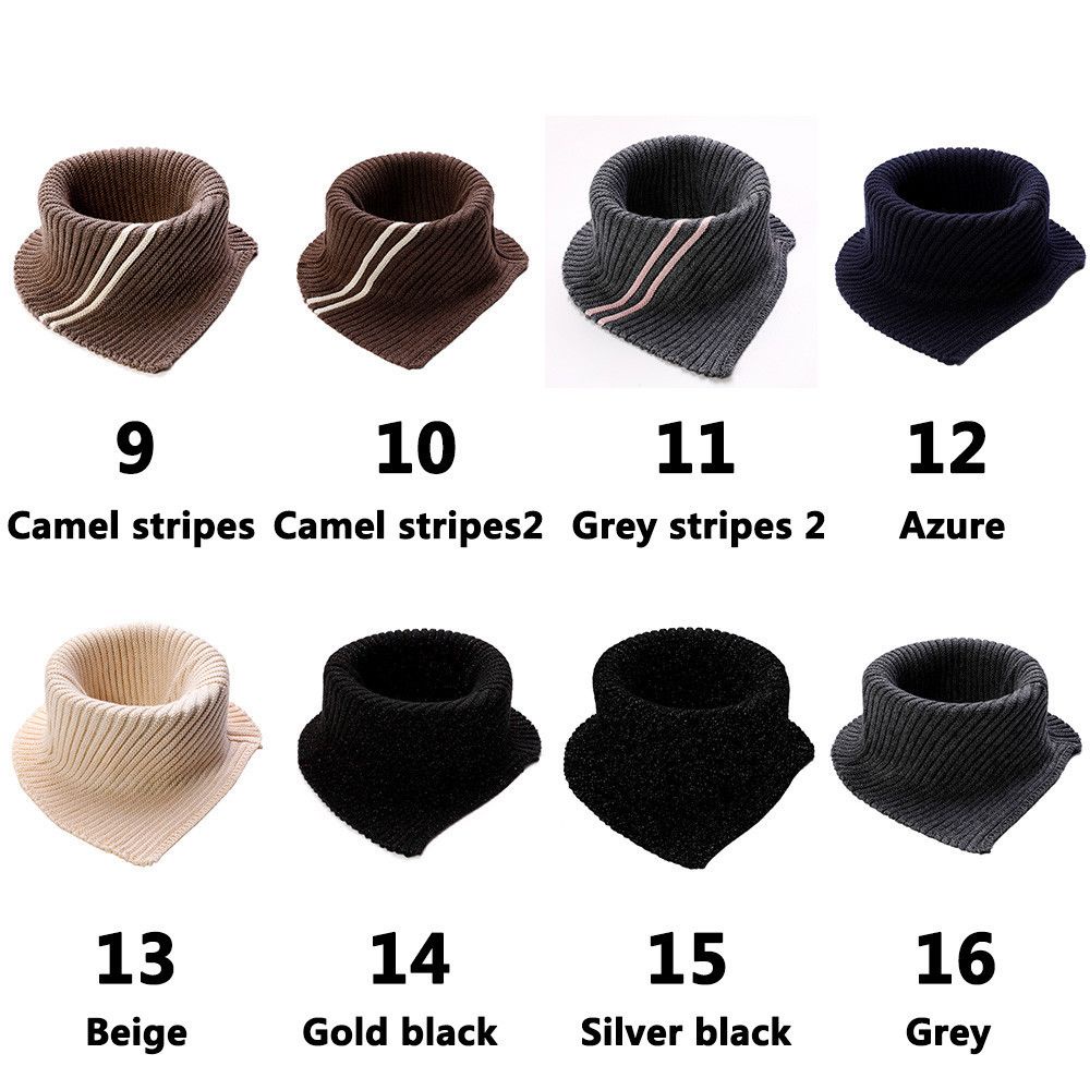 Áo Len Cổ Cao Màu Trơn Thời Trang Mùa Đông Giữ Ấm Cho Nam Và Nữ