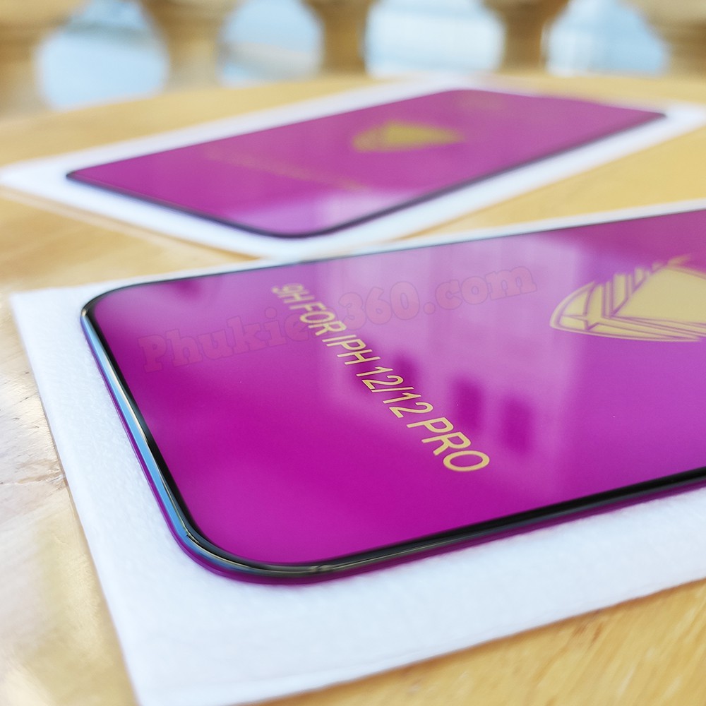 Kính Cường Lực iPhone OG Tím Siêu Xịn iPhone 14 6 6s plus 7 plus 8 plus x xs max xr 11 pro max 12 pro max 13 pro max
