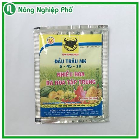 PB03 Phân bón Đầu Trâu 5-45-10 ( Ra nhiều hoa )- Gói 20gr