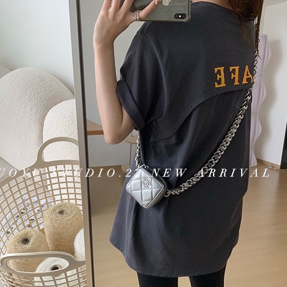 Áo Thun Tay Ngắn Dáng Rộng In Hình Thời Trang Mùa Hè Hàn Quốc Dành Cho Nữ