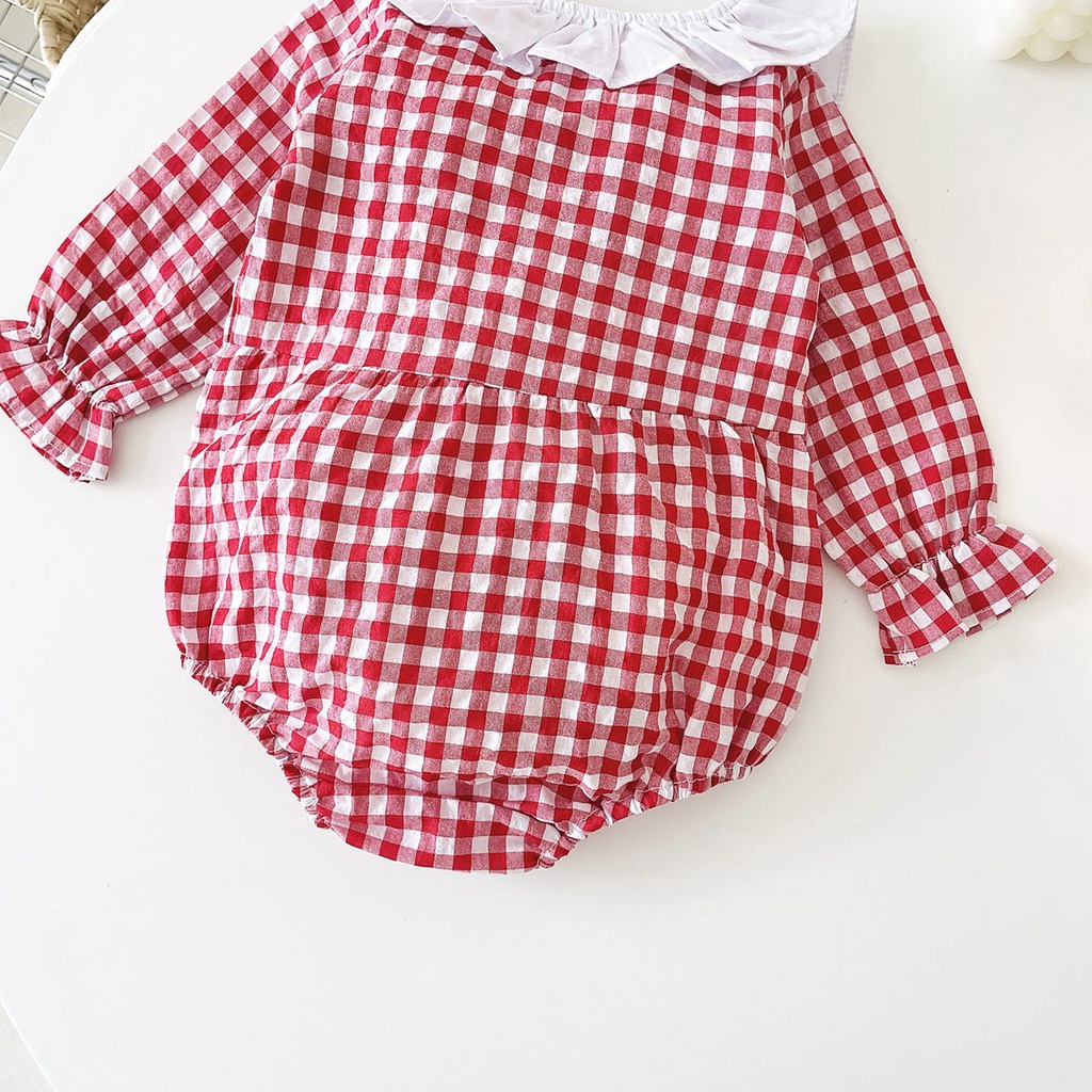 Áo liền quần SANLUTOZ tay dài thời trang mùa thu xinh xắn cho bé gái