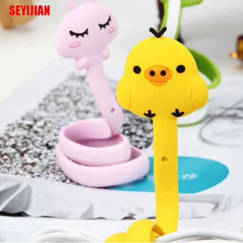 Phụ Kiện Quấn Dây Cáp / Tai Nghe Hình Động Vật Dễ Thương