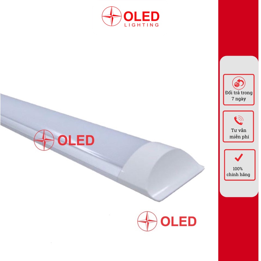 Đèn led bán nguyệt 60cm, đèn led tuyp ánh sáng vàng và trắng 18w, 40w, bảo hành 2 năm - Oled lighting