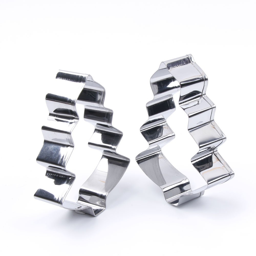 Khuôn tạo hình bánh quy bằng thép không gỉ hình cây thông