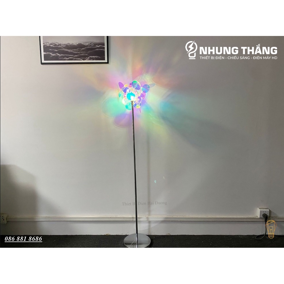 Đèn Trang Trí Vòng Cực Quang Đa Sắc Siêu Đẹp DB-913,DB-914 - 2 Kích Thước - Trang Trí Phòng Ngủ Lãng Mạn