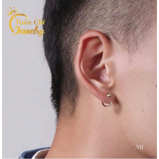 Bông Tai Bạc ⚡HOT TREND⚡ Khuyên Tai Bạc Cá Tính Kiểu Dáng Trẻ Trung, Phù Hợp Mọi Gương Mặt