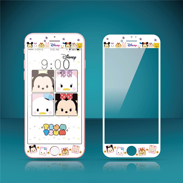 Kính Cường Lực Hoạt Hình Cho Iphone 6 6s 7 7 plus 8 6 7 8 6s