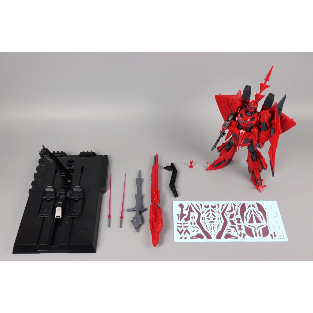 Mô Hình Lắp Ráp Gundam MG 8824 Zeta III Red Snake Daban (tặng kèm decal nước)