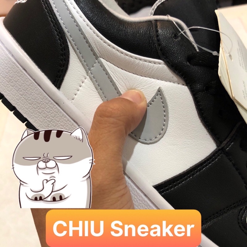 [ CHIU Sneaker ] giày Sneaker cổ thấp đen trắng jordan xám smoke cổ thấp