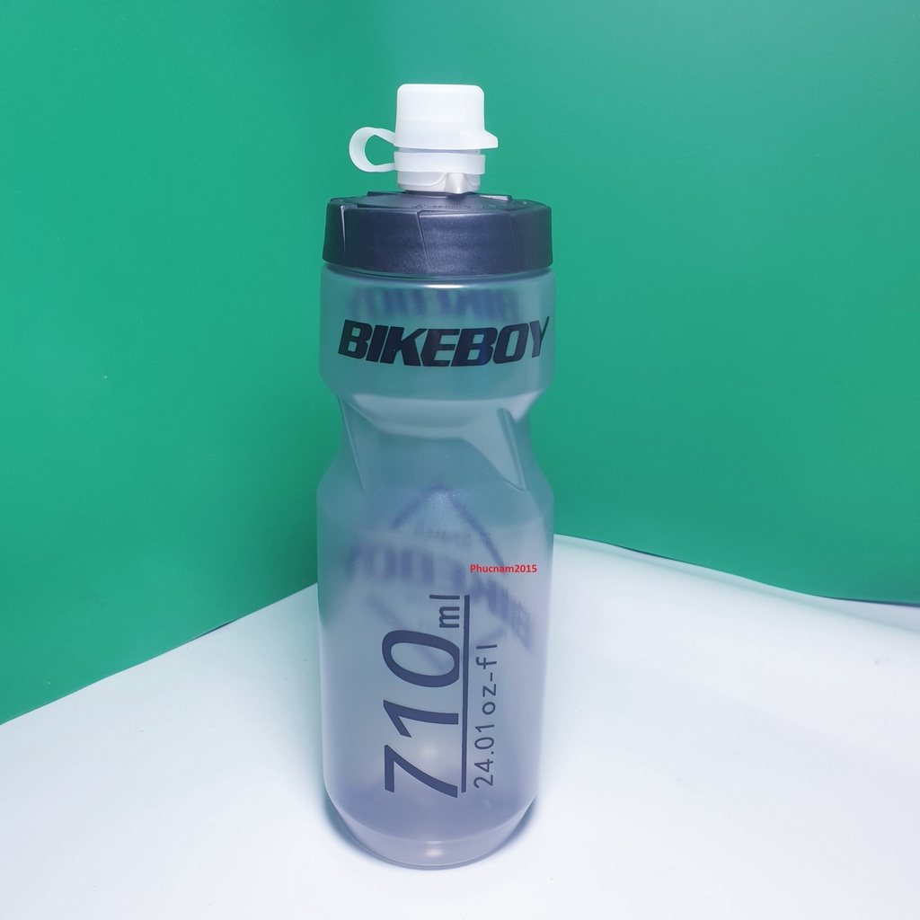 Bình Nước Xe Đạp Thể Thao Bikeboy 710ml Nhựa Cao Cấp Không Mùi An Toàn Sử Dụng