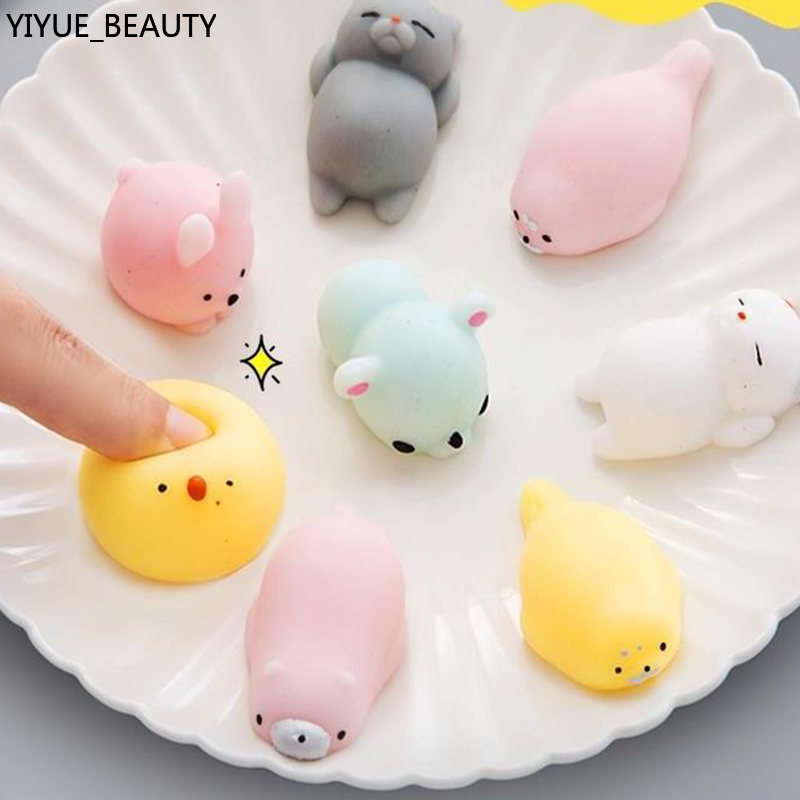 Toy animals, cute pets, seals, small dumplings, vent, decompress and pinch HBSJ